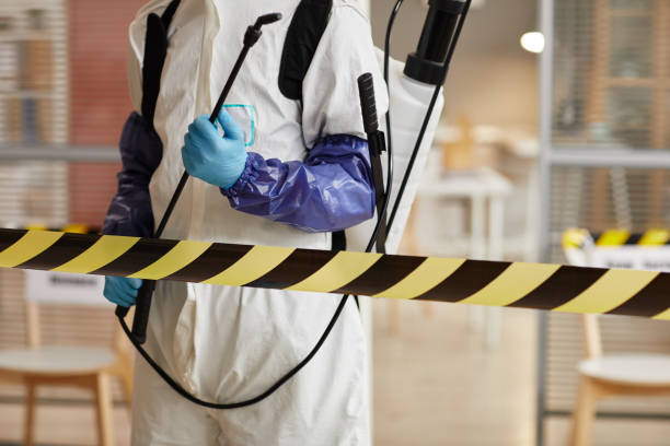 Professional Trauma Scene Cleanup technician working in Etna, OH